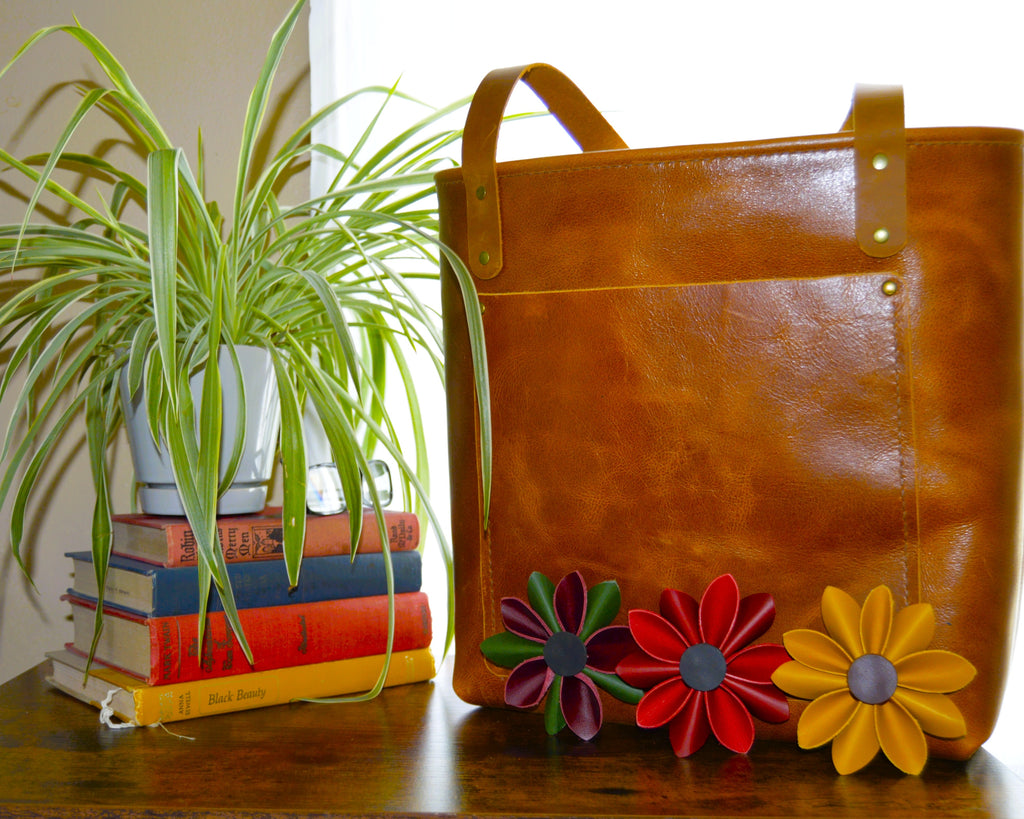 Leather purse charms